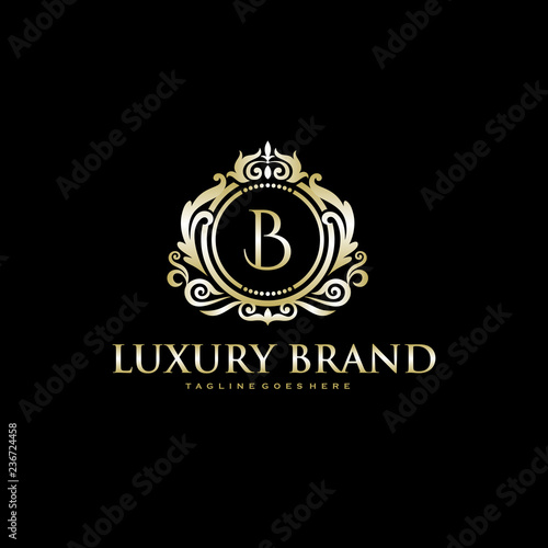 Luxury Brand - monogram logo - initial letter template