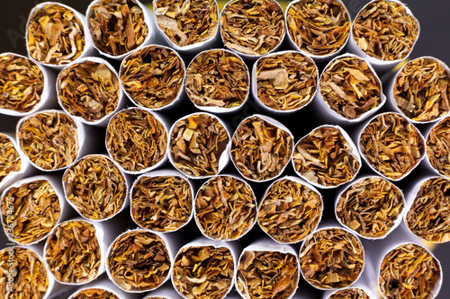Tobacco inside cigarettes