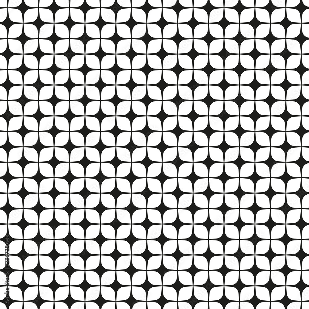 Seamless abstract geometric rounded tile pattern background Seamless abstract geometric rounded tile pattern background