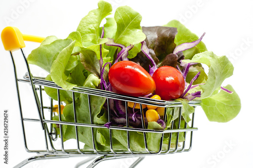 Vegetables in the shopping ...