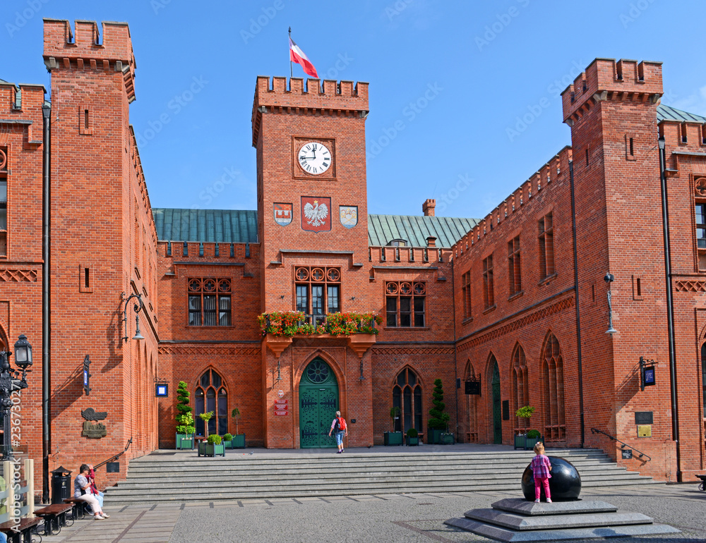 Fototapeta premium Das alte Rathaus von Kolber Polen