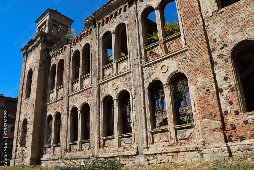 Vidin, Widyń Bułgaria ruina synagogi