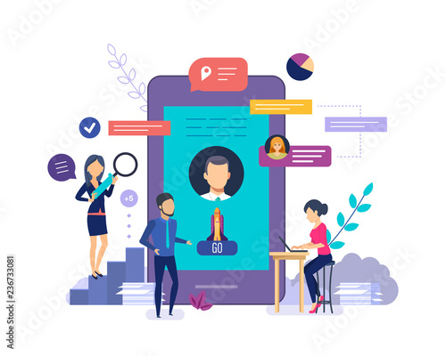 Virtual assistant help service. Online mobile assistant, virtual help service.