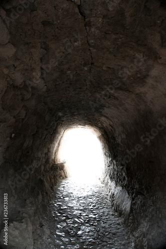 tunnel with light at the end