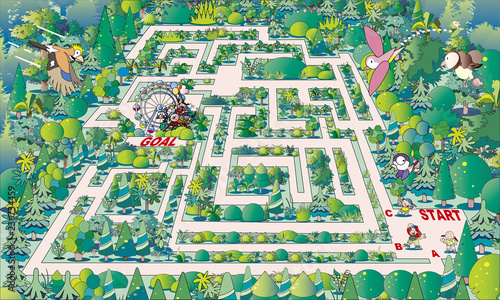 迷路＿森の遊園地