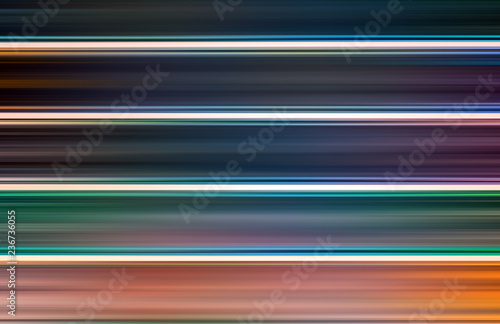 horizontally motion blur multicolored lights background