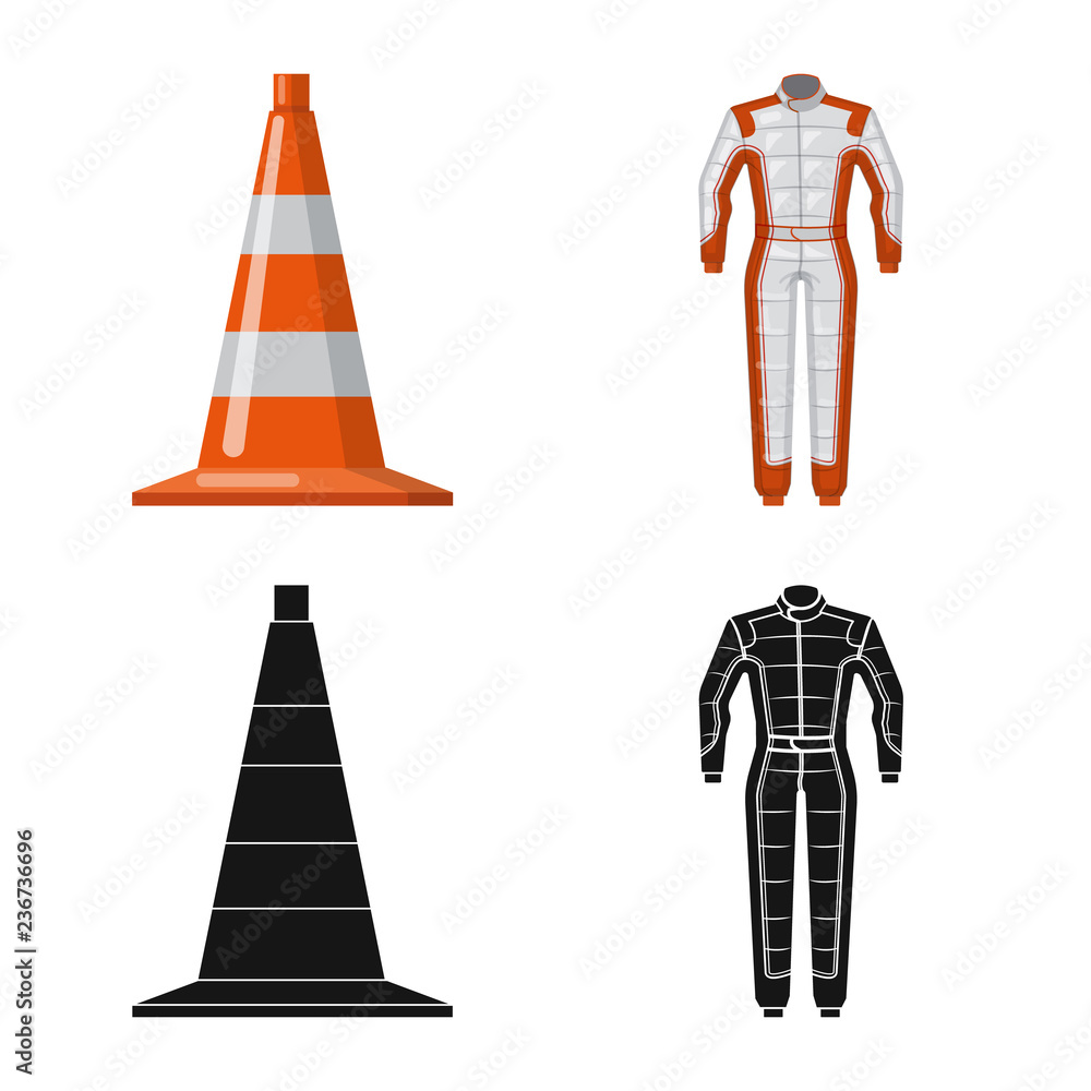 Vector design of car and rally sign. Set of car and race stock vector illustration. Vector design of car and rally sign. Set of car and race stock vector illustration.