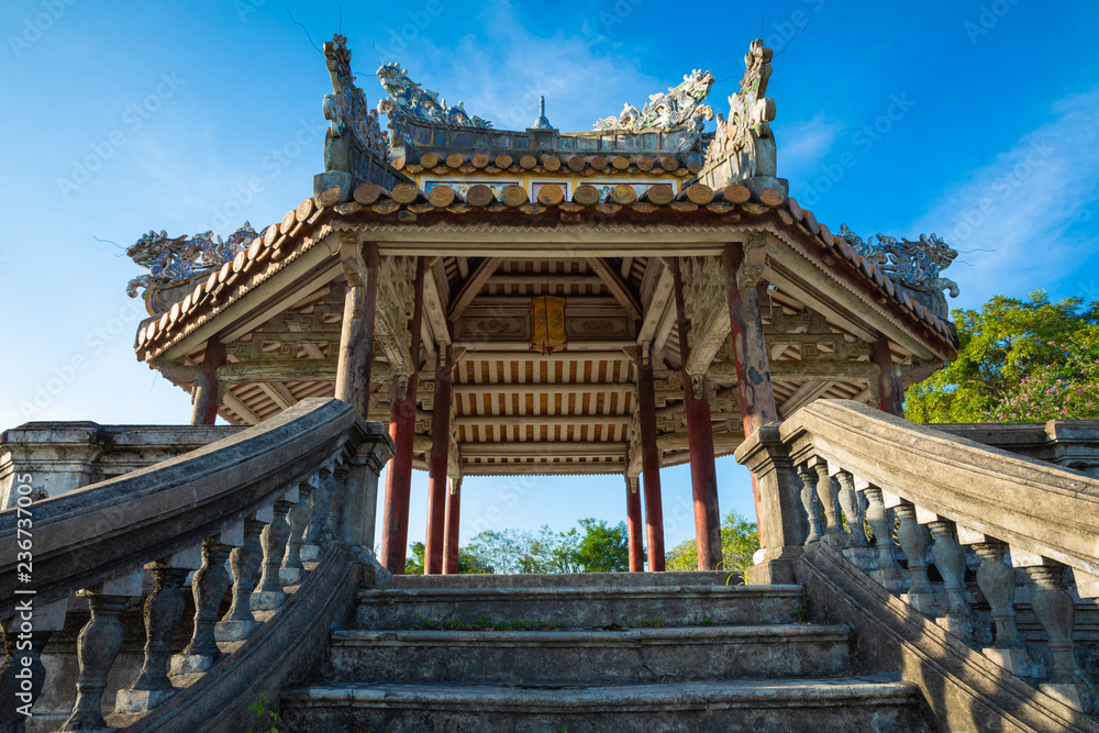 Imperial Royal Palace of Nguyen dynasty in Hue, Vietnam. Unesco World Heritage Site. Imperial Royal Palace of Nguyen dynasty in Hue, Vietnam. Unesco World Heritage Site.