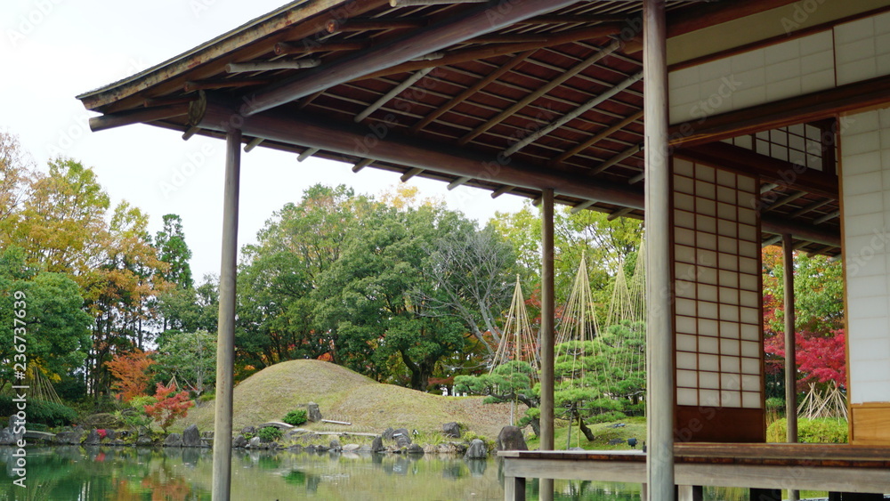 秋の養浩館庭園 秋の養浩館庭園