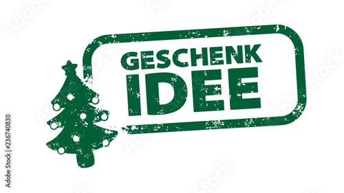 Stempel - Geschenkidee - Christbaum