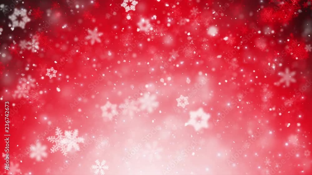 Red Falling Snowflakes Background. Loopable And With Alpha Matte. Snow Snowfall Snowflake Particles Seamlessly Loop Black Alpha Green Screen Animation Red Falling Snowflakes Background. Loopable And With Alpha Matte. Snow Snowfall Snowflake Particles Seamlessly Loop Black Alpha Green Screen Animation