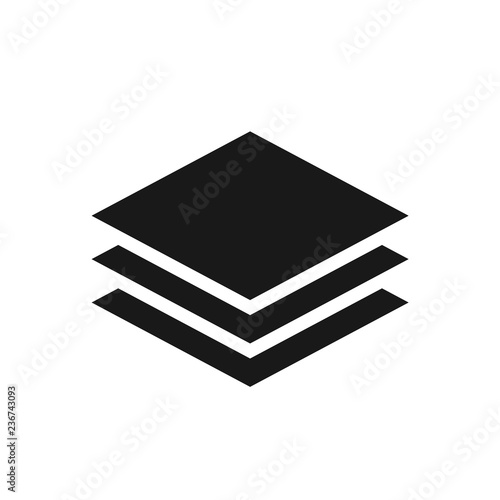 Layers icon. Vector illustration