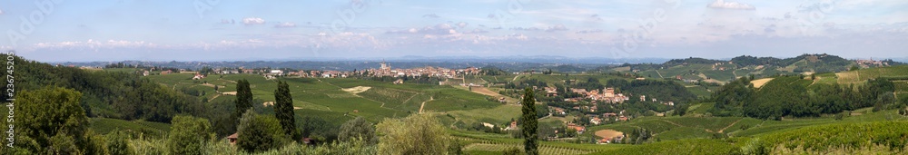 Panorami del Monferrato - obrazy, fototapety, plakaty 