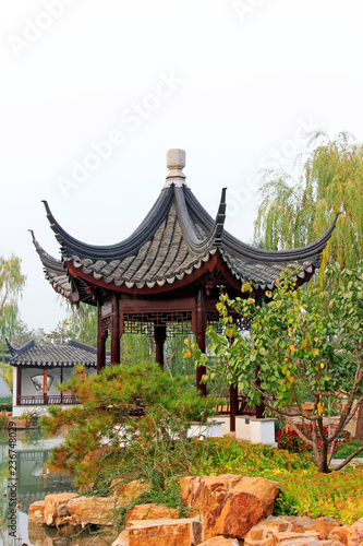 Chinese architectural style pavilion
