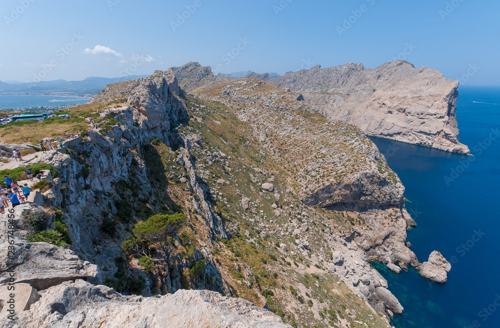 Mallorca, Spain. View of Cape Formentor (Cap de Formentor)