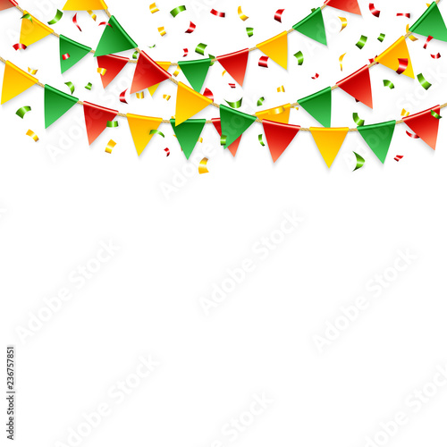 Decorative design template for a festive occasion