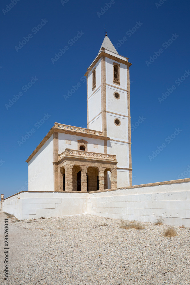  Iglesia de Las Salinas del Parque Natural Cabo de Gata Nijar
