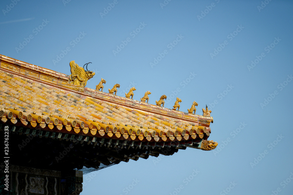 Beijing, China: carved details in the interior of the Forbidden City Beijing, China: carved details in the interior of the Forbidden City