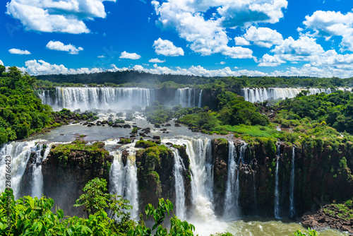 iguazu falls national park in brazil photo