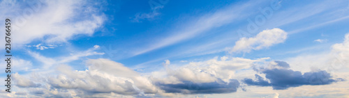 panorama sky and dark cloud summer beautiful background