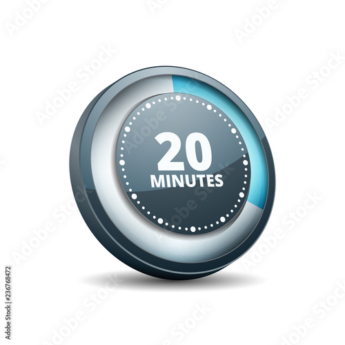 20 Minutes Time button illustration