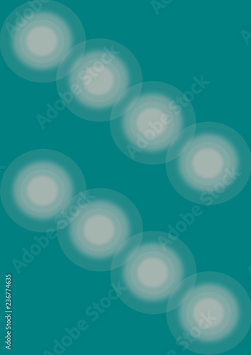 fond abstrait bleu et cercles