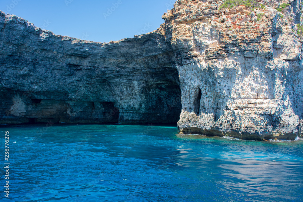 Rocks and Sea in Malta