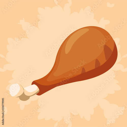 chicken thigh icon