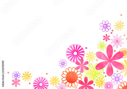 ポップ花フレーム Stock イラスト Adobe Stock ポップ花フレーム Stock イラスト Adobe Stock
