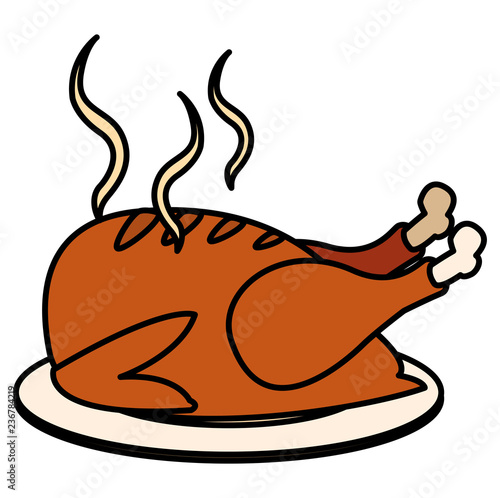 grilled chicken icon