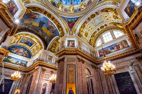 St. Isaac's Cathedral interiors, Saint Petersburg, Russia © Mistervlad