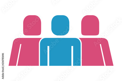group of people silhouette figure