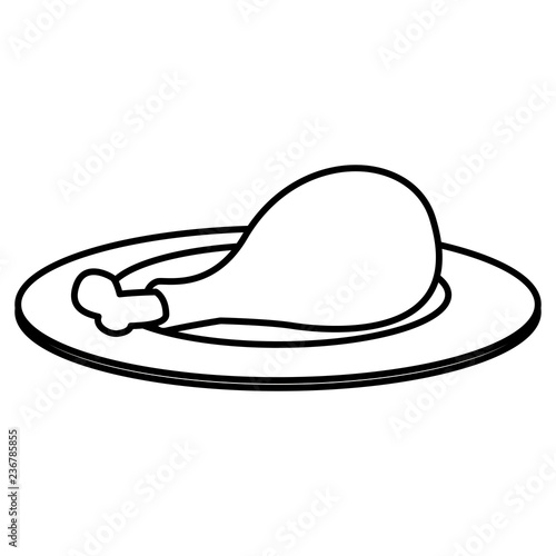 chicken thigh icon