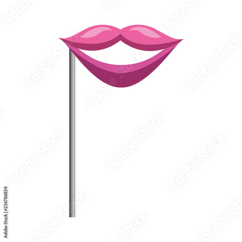 sensuality female lips in stick