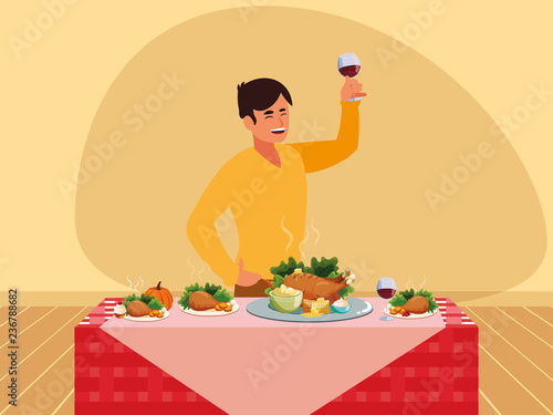 Thanksgiving celebration design