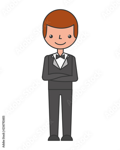 hotel manager worker character