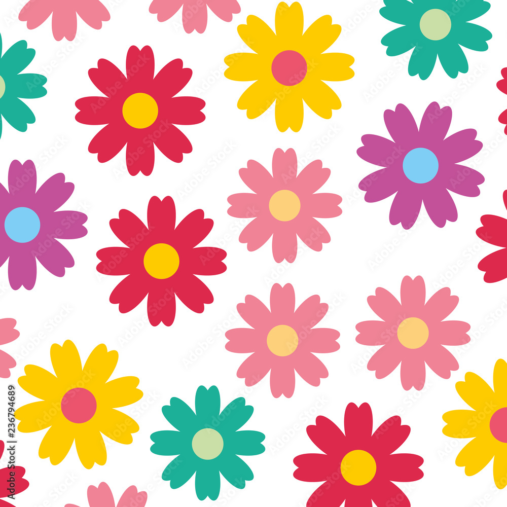 cute flower icon pattern cute flower icon pattern