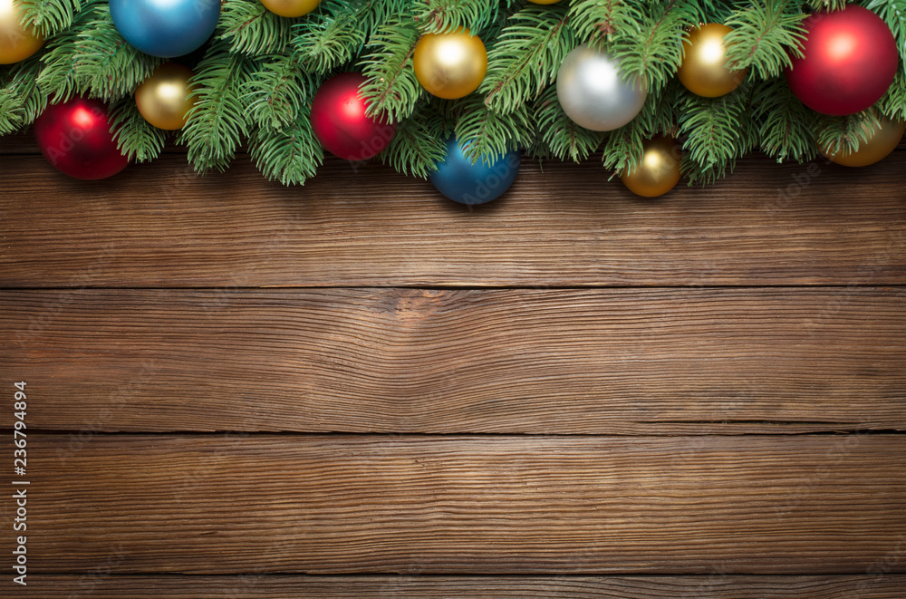 christmas decoration on wooden background with copy space christmas decoration on wooden background with copy space