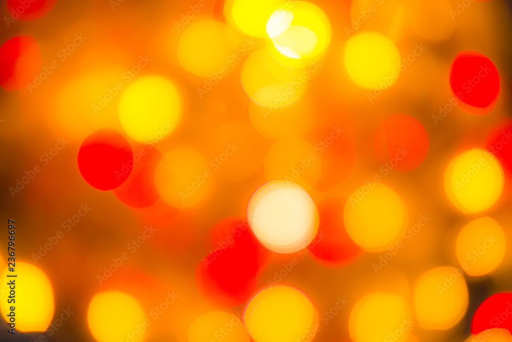 Obraz premium Christmas background. Festive elegant abstract background with bokeh lights and stars