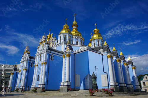 Kiev Saint Michael's Golden Domed Monastery Church Side photo