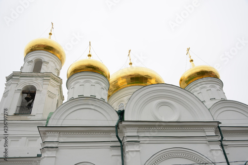 NIZHNY NOVGOROD, RUSSIA - AUGUST 31, 2018: Church of St. Sergius of Radonezh in the city center photo