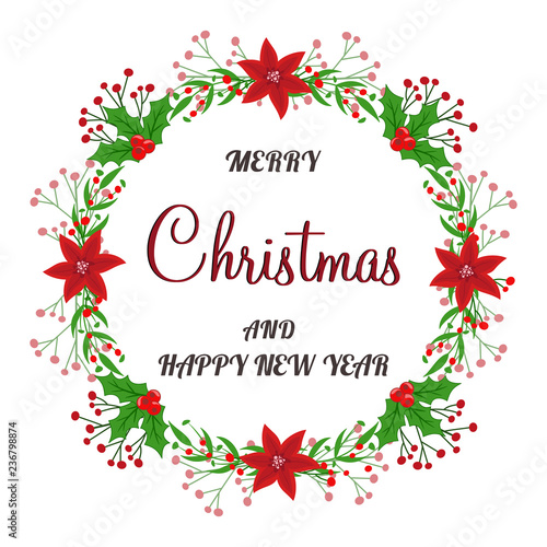 Christmas wreath - vector