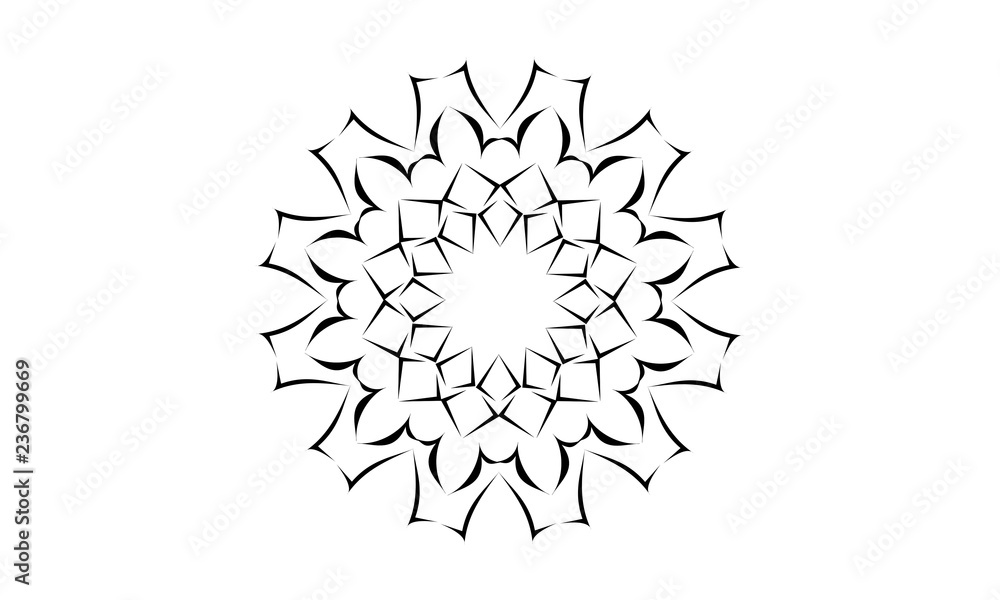 Obraz premium snowflake isolated on white background