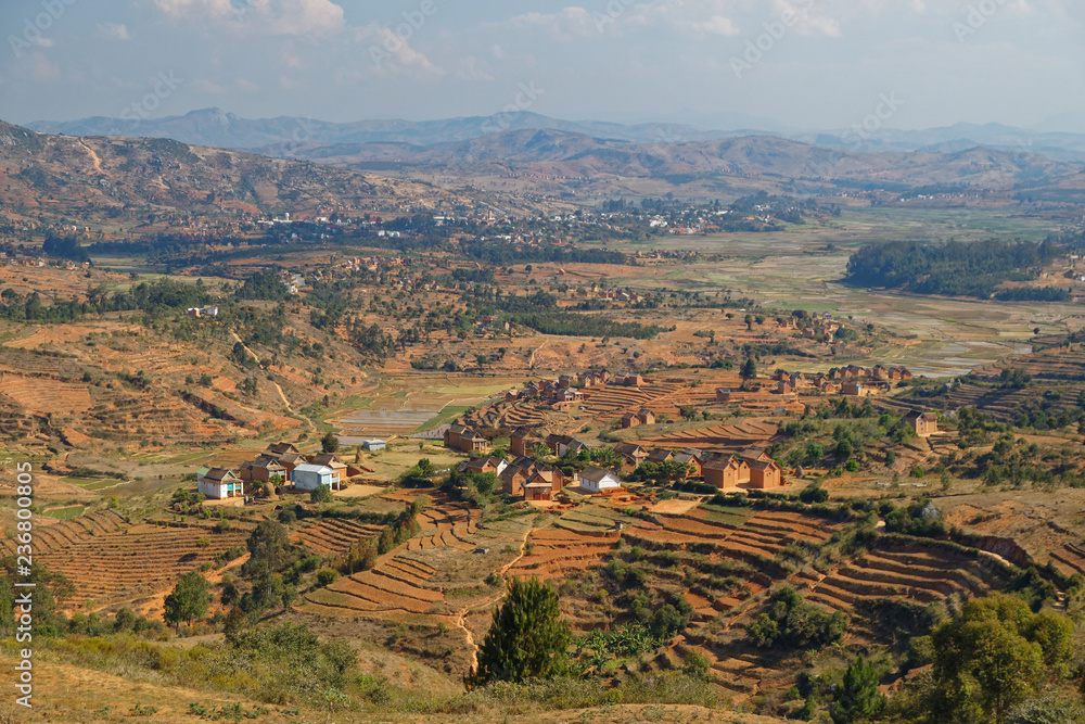 Terrassenanbau bei Ambalavao