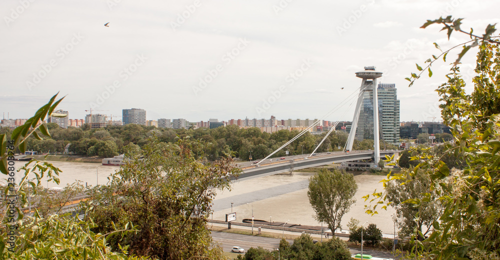 Bridge and Landscape in Bratislava Bridge and Landscape in Bratislava