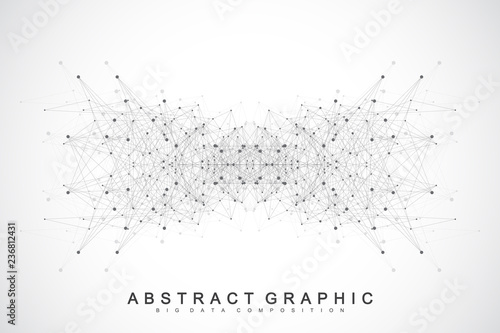 Global network connections with points and lines. Networking and Big Data visualization background. Futuristic global business. Vector Illustration