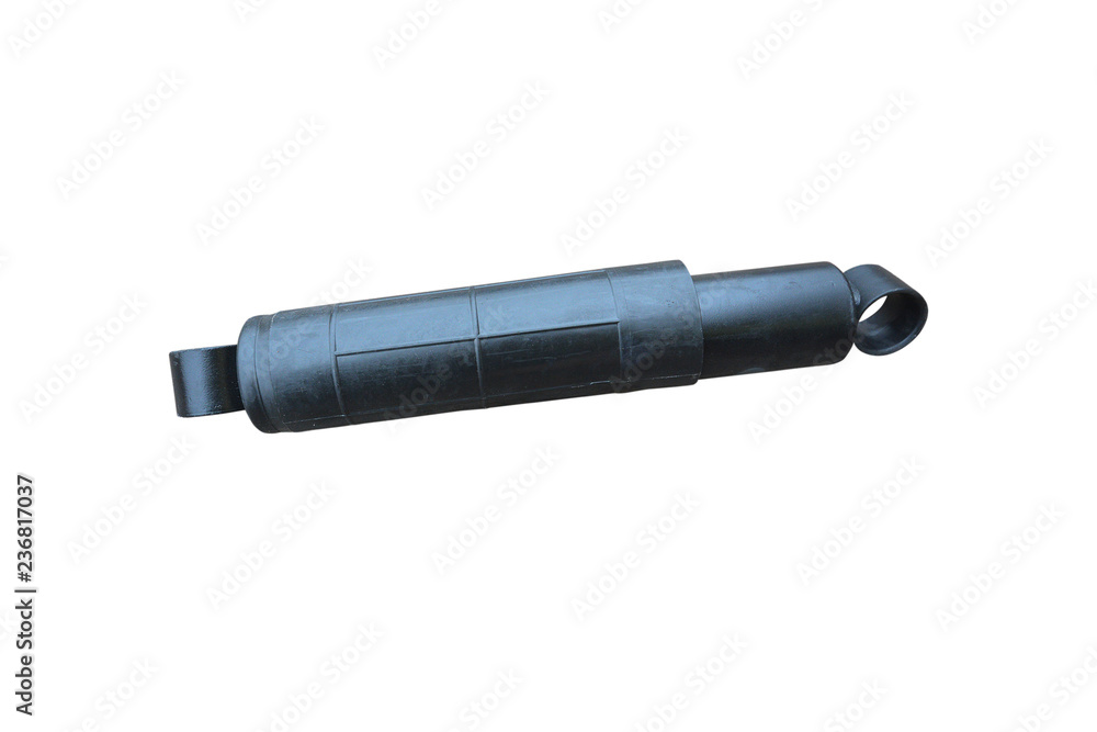 car shock absorber isolated on white background car shock absorber isolated on white background