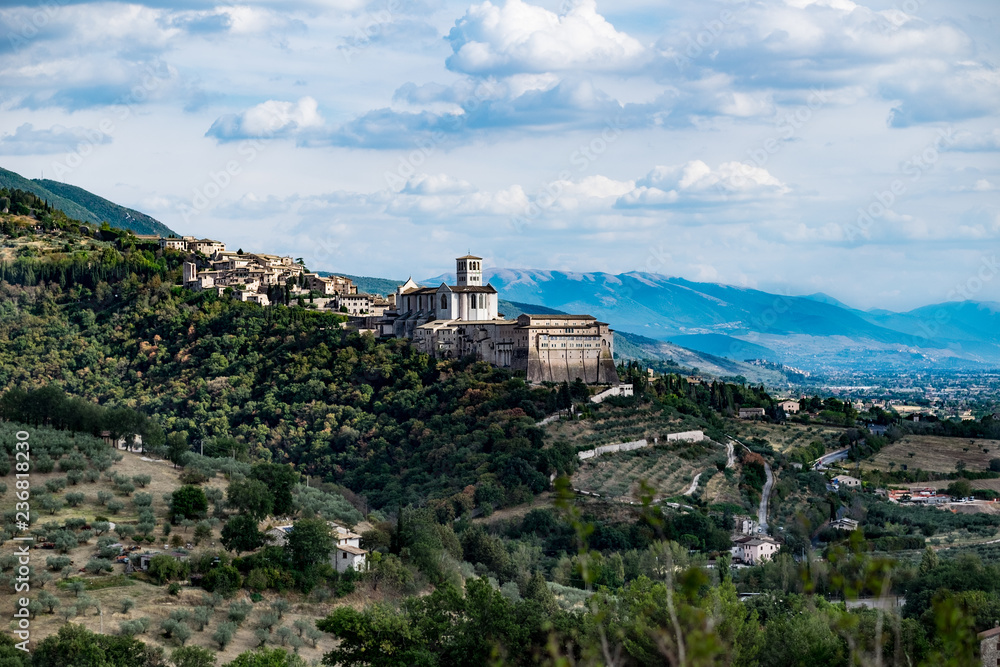 Kloster Assisi in Bergen von Italien
