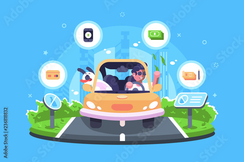 Online payment on the trip