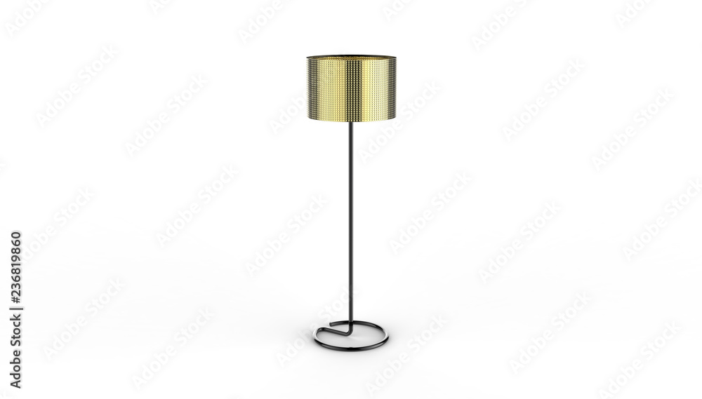 3D Illustration of a modern lamp